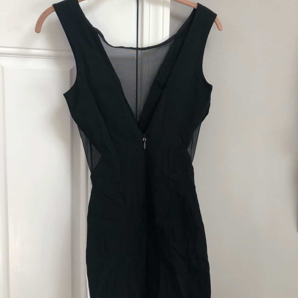 Short black club or party dress